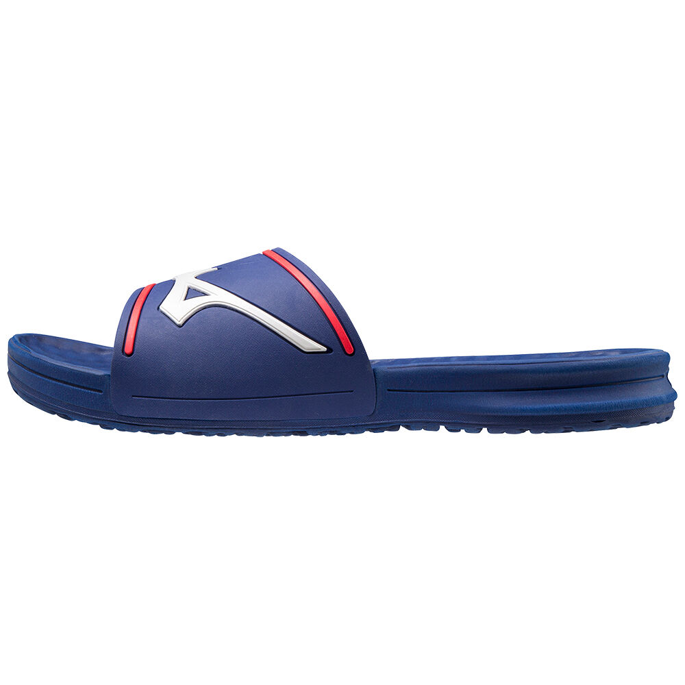 Mizuno Relax Slide 2 Férfi Papucs Kék/Fehér NSA978250